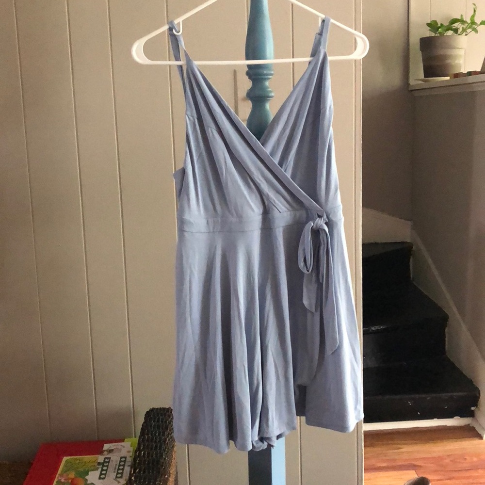 Kimchi Blue size large light blue romper dress